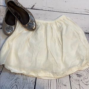 Mini Boden Girls Cream Skirt 134cm